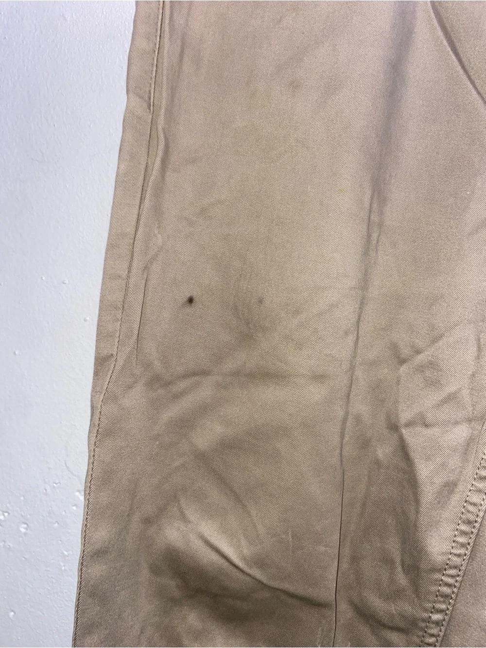 Levi Strauss Vintage Grunge Durable Classic Straight-Leg Chino‎ Pants in Khaki